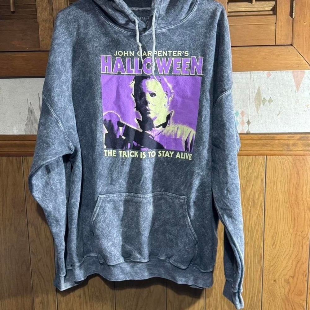 John Carpenter's Halloween purple hoodie Size XL
